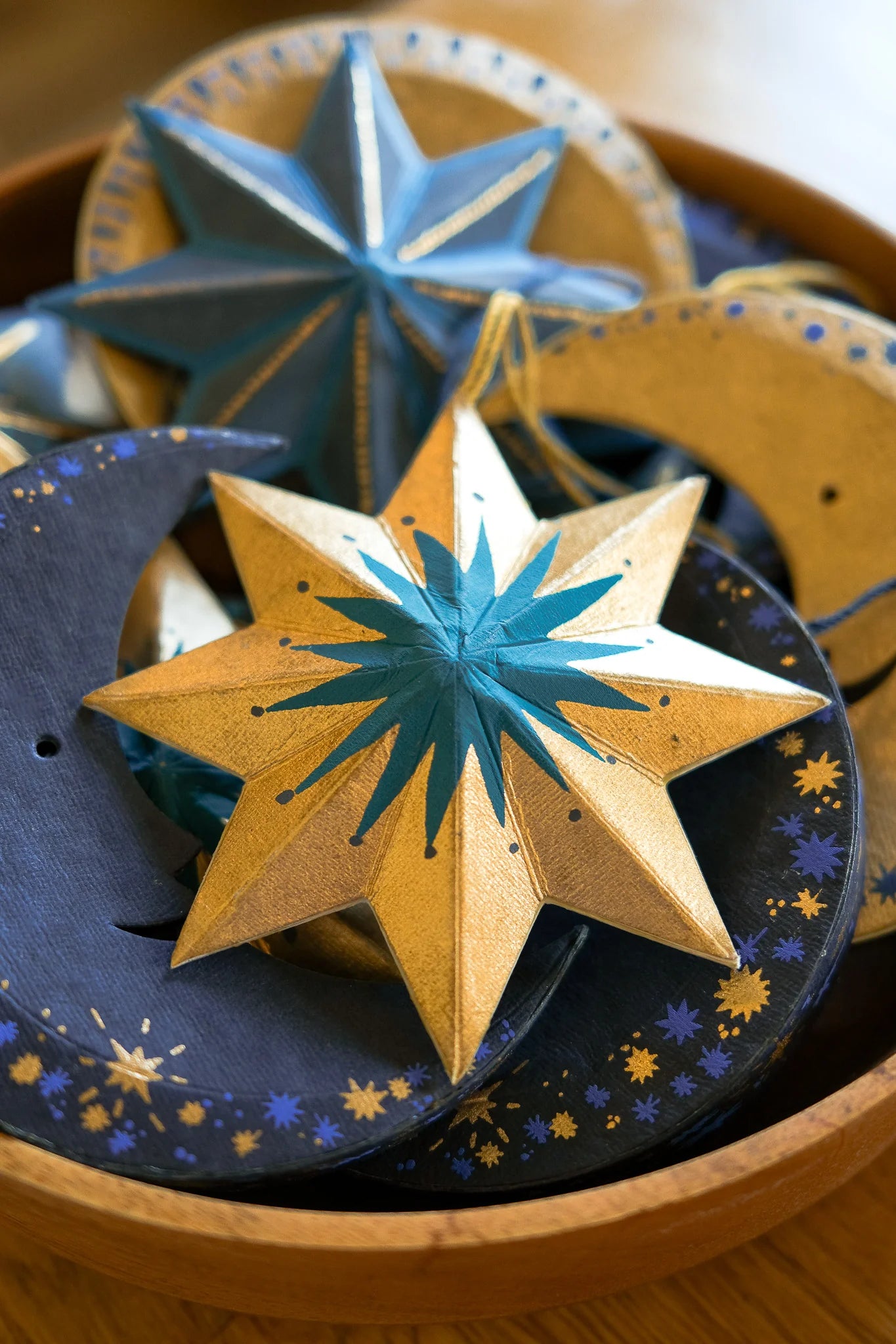 East End Press Golden Star Board Ornament