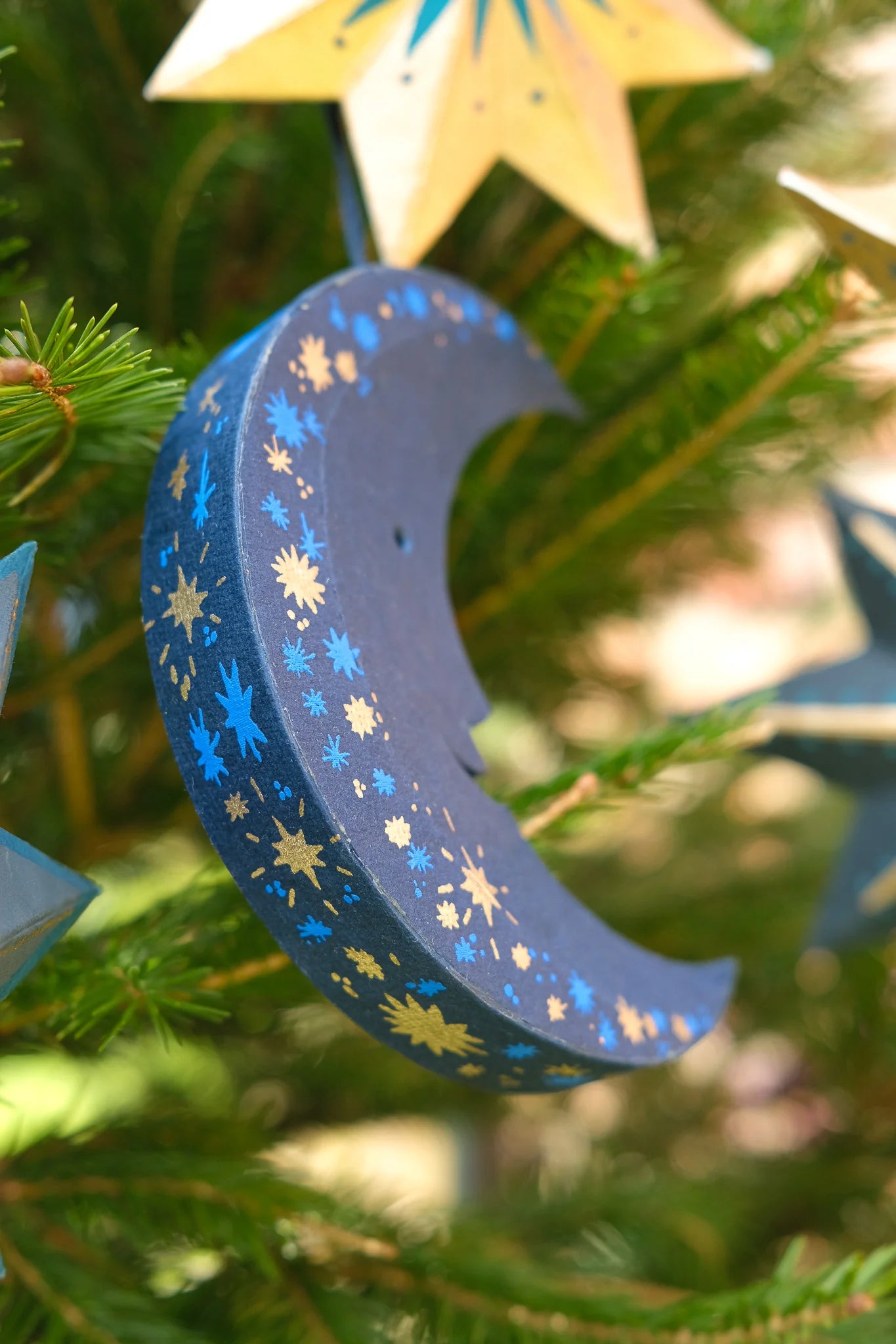 East End Press Midnight Man on the Moon Board Ornament