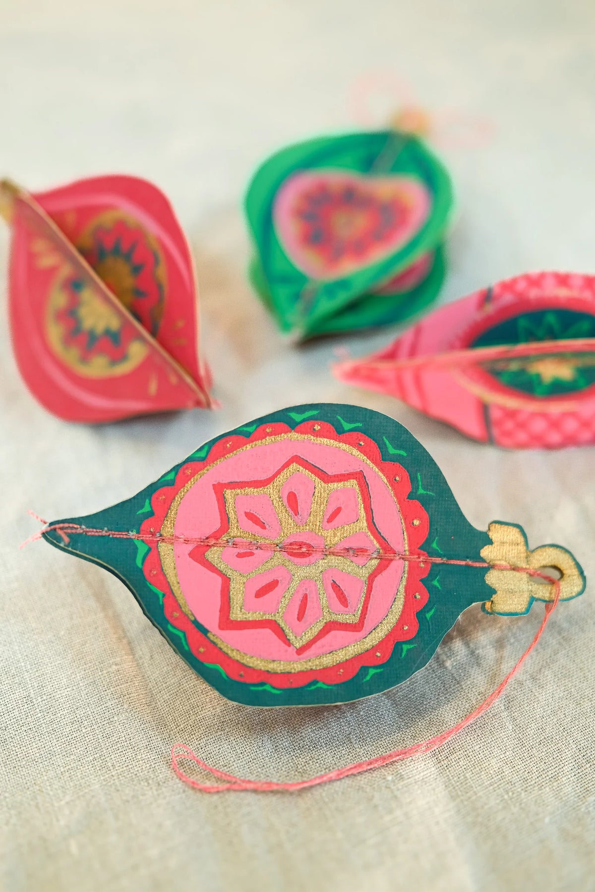 East End Press Baubles Paper Ornaments