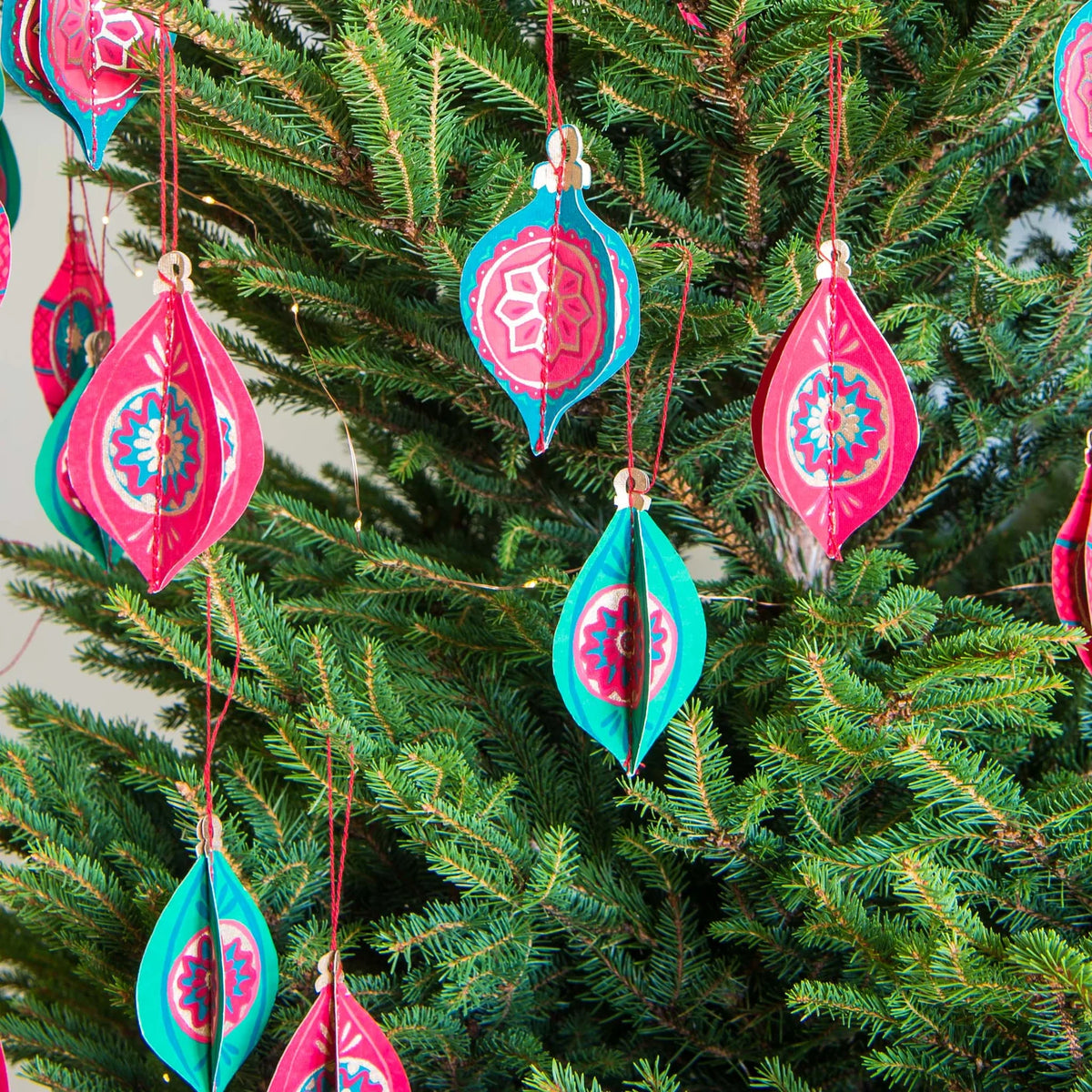 East End Press Baubles Paper Ornaments