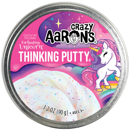 Crazy Aaron's Thinking Putty - Glowbright - Enchanting Unicorn