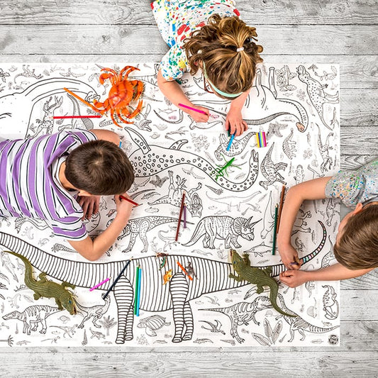 Giant Poster / Tablecloth – Dinosaurs