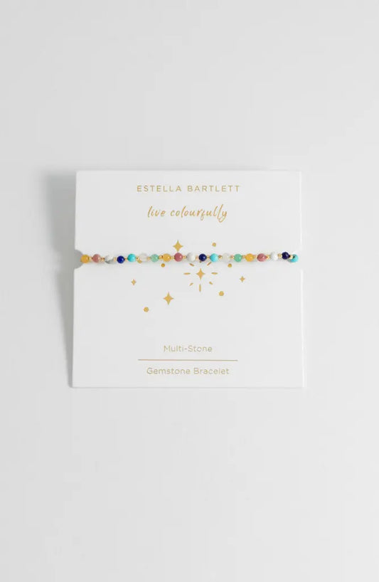 Estella Bartlett Wellness Mixed Gemstone Amelia Bracelet