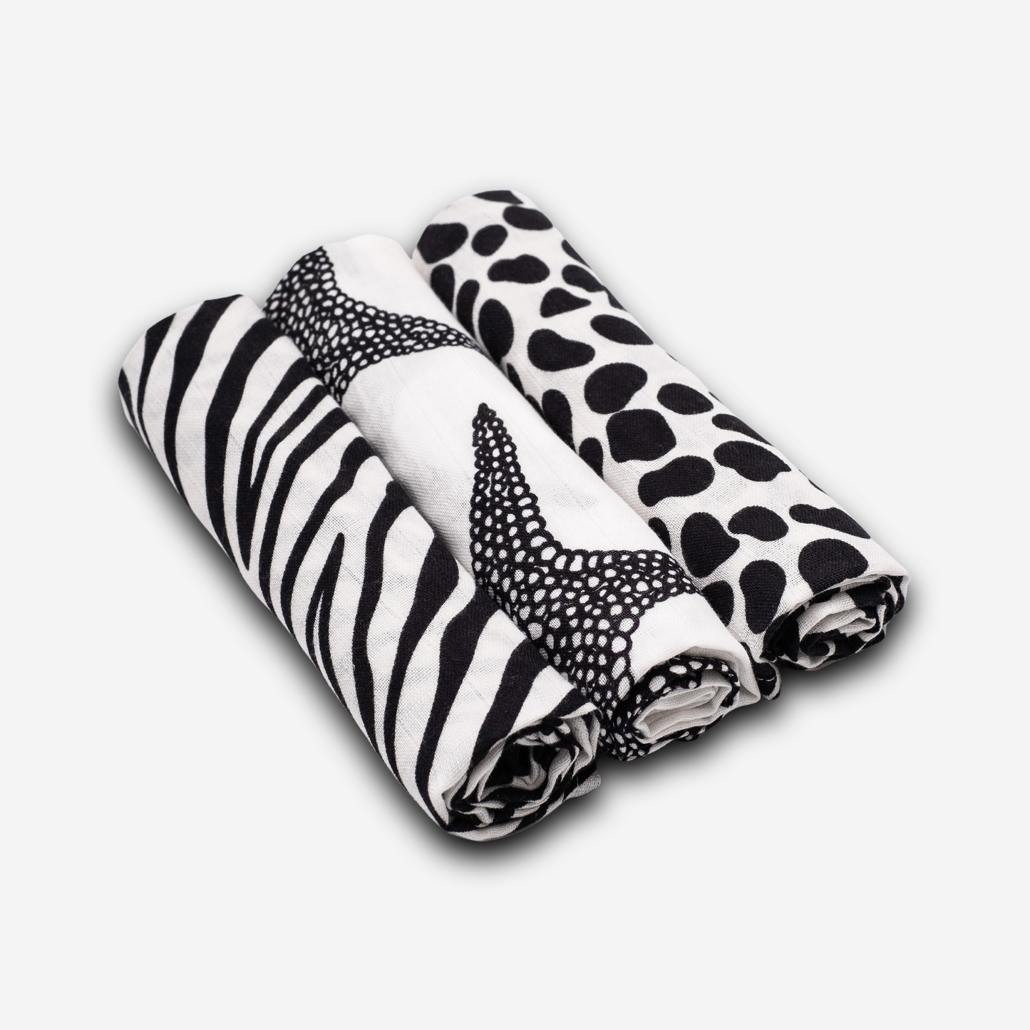 Etta Loves ANIMAL PRINT MUSLIN 3-PACK