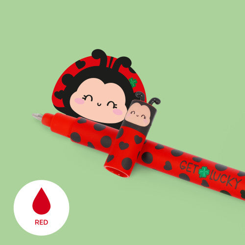 Legami Erasable Gel Pen - Ladybug