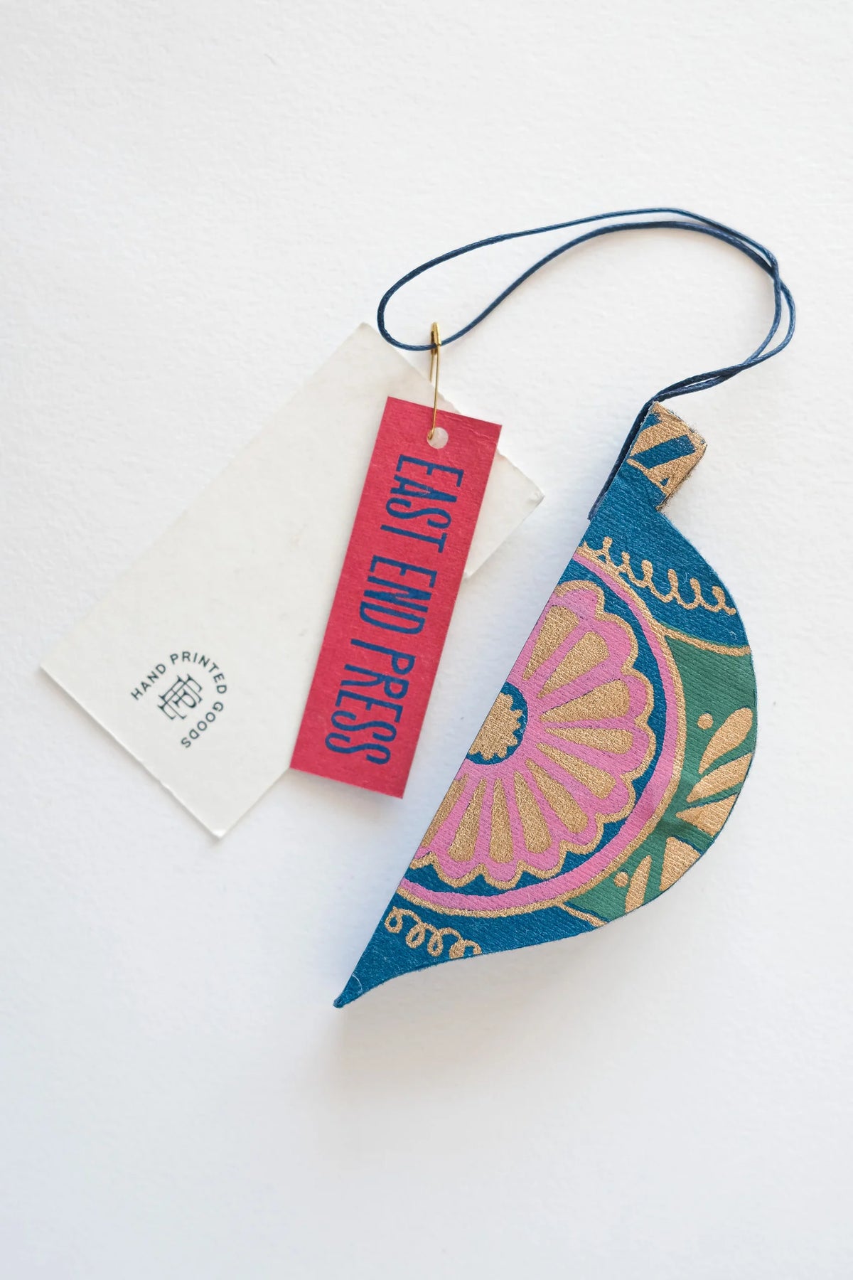 East End Press Honeycomb - Blue Bauble