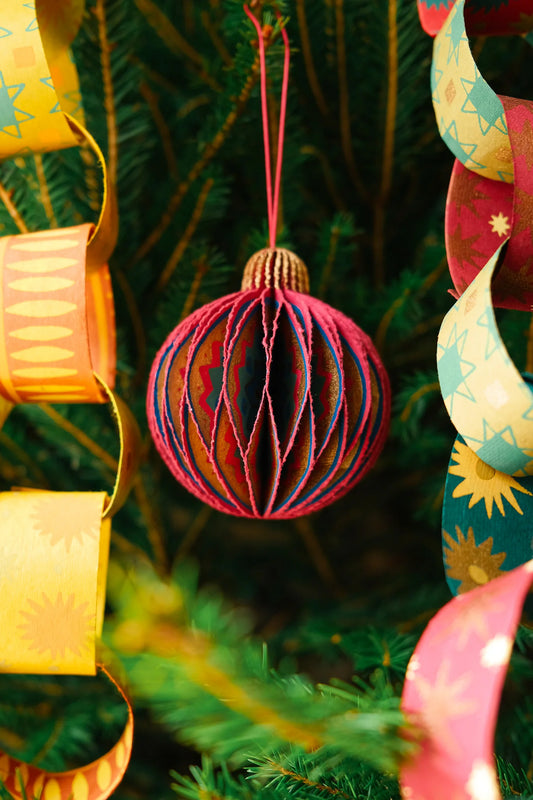 East End Press Honeycomb - Pink Bauble