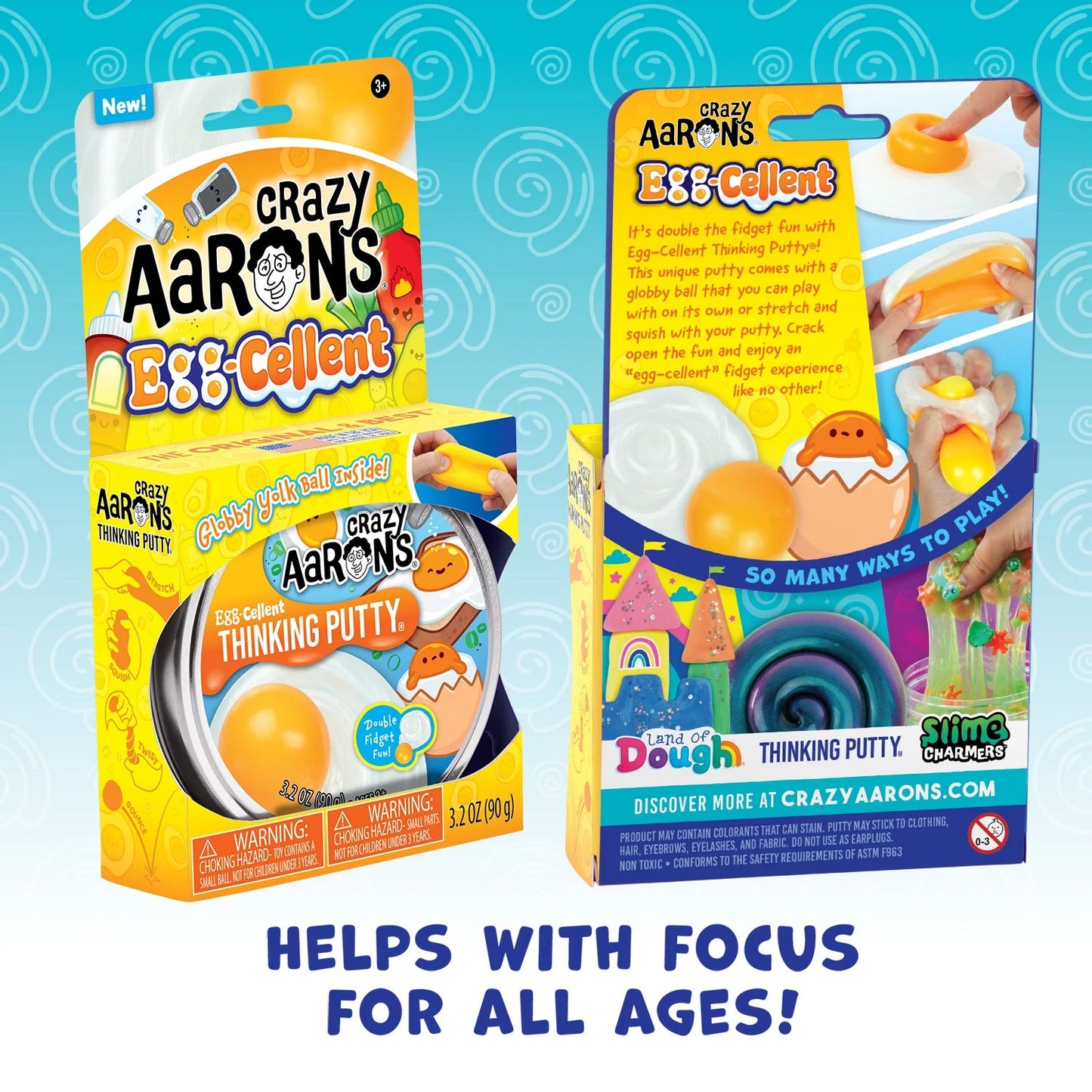 Crazy Aarons Thinking Putty - Egg-Cellent