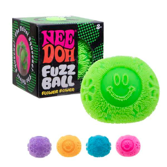 Needoh Fuzz Ball Flower Power.