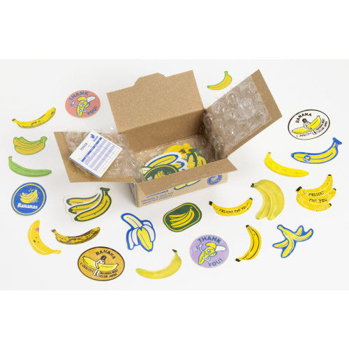 Stone Marketing Japanese HACO Bananas Stickers