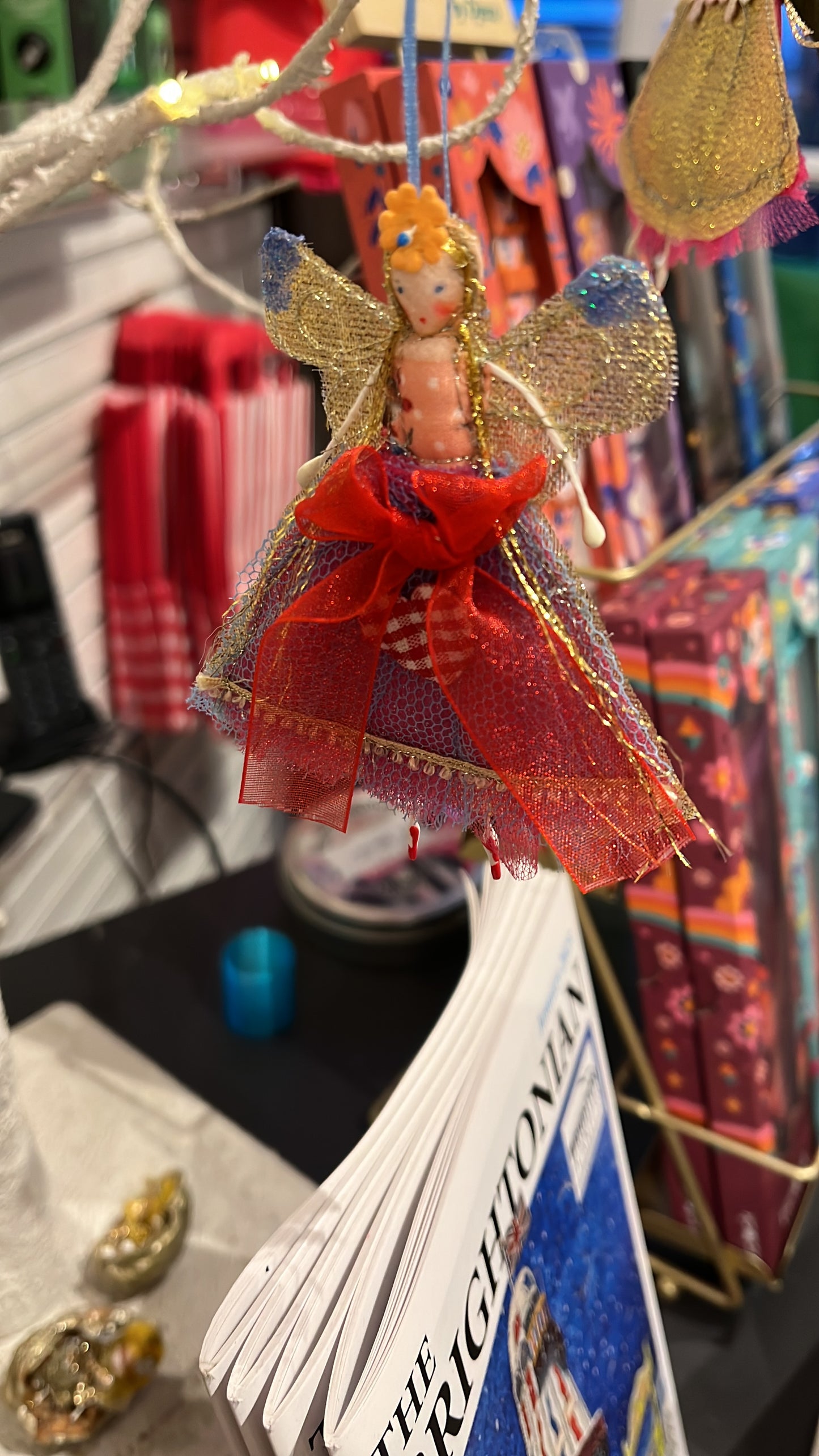 Betty Bib Valentine Hanging Fairy