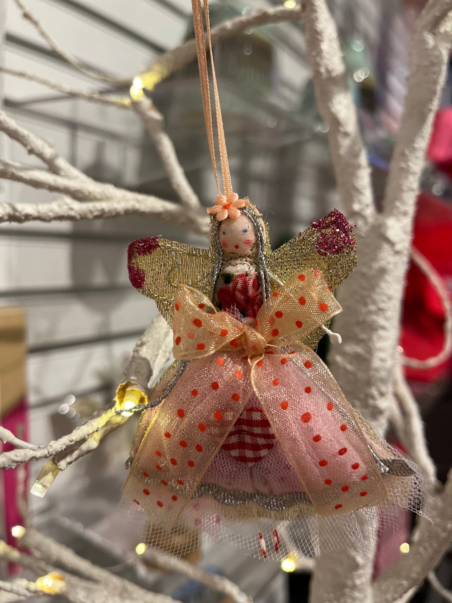 Betty Bib Valentine Hanging Fairy