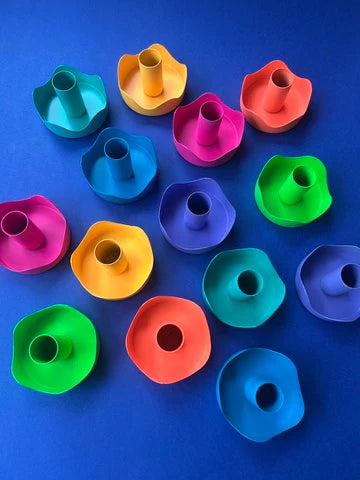 The Colour Emporium Magenta Candle Holder