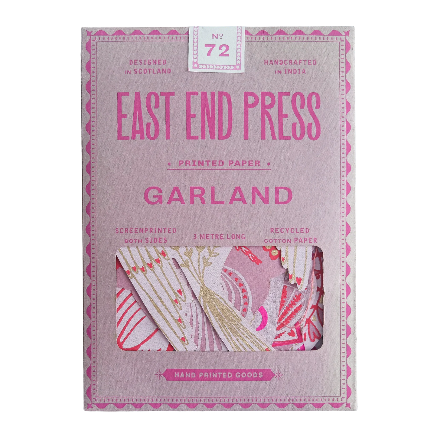 East End Press Love Birds Sewn Garland