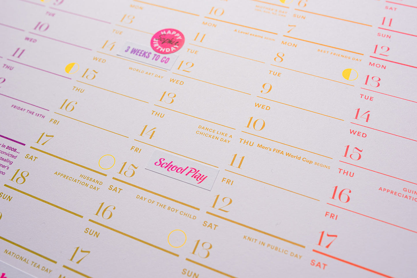 Luckyday Press The Classic Wall Planner 2026