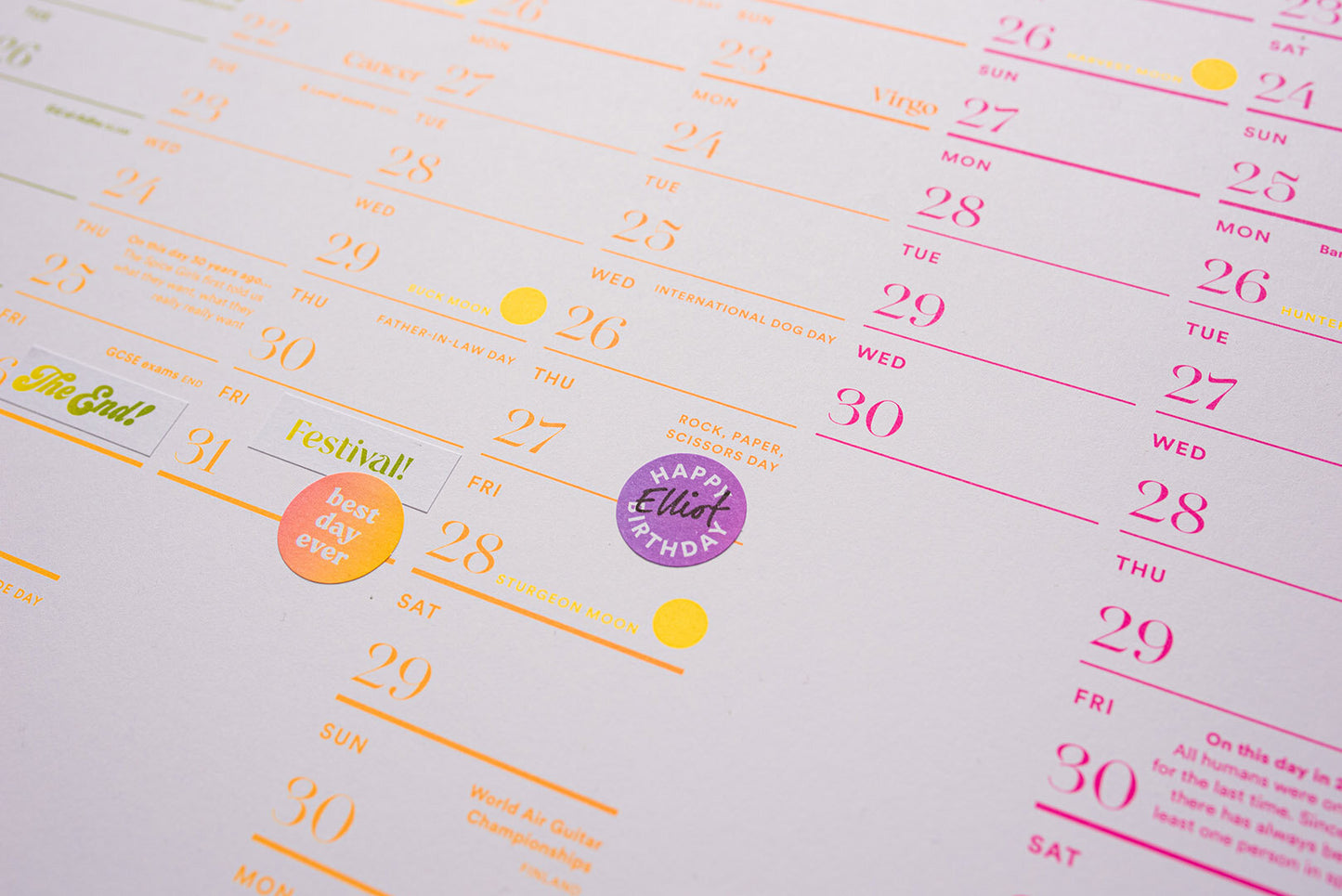 Luckyday Press The Classic Wall Planner 2026