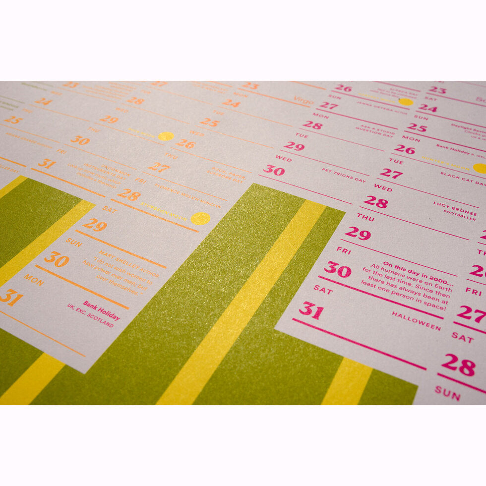 Luckyday Press The Girl Power Wall Planner 2026