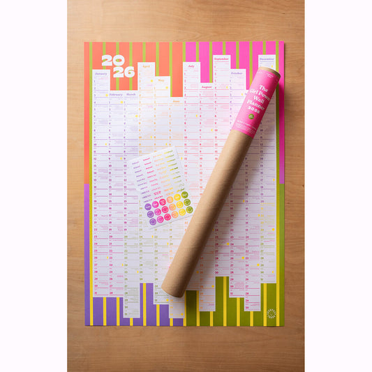 Luckyday Press The Girl Power Wall Planner 2026