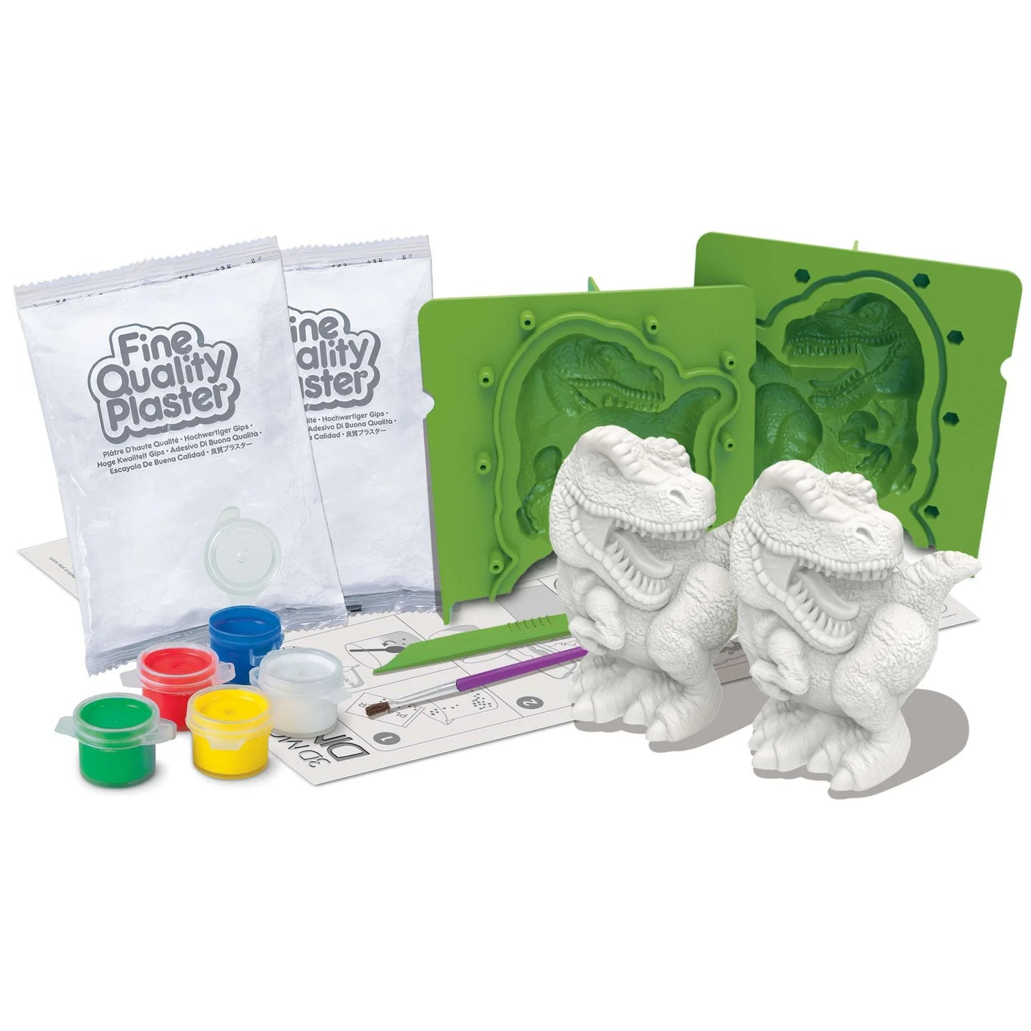 Bigjigs Mould & Paint - 3D Dinosaurs
