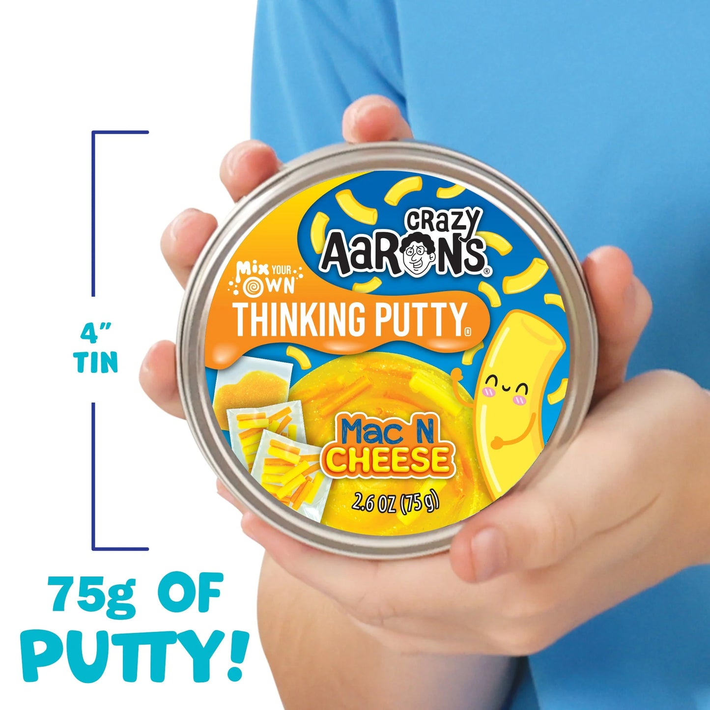 Crazy Aarons Thinking Putty - Mac N Cheese