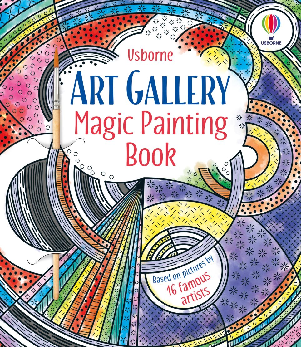 Usborne Magic Painting Book  - Art Gallery