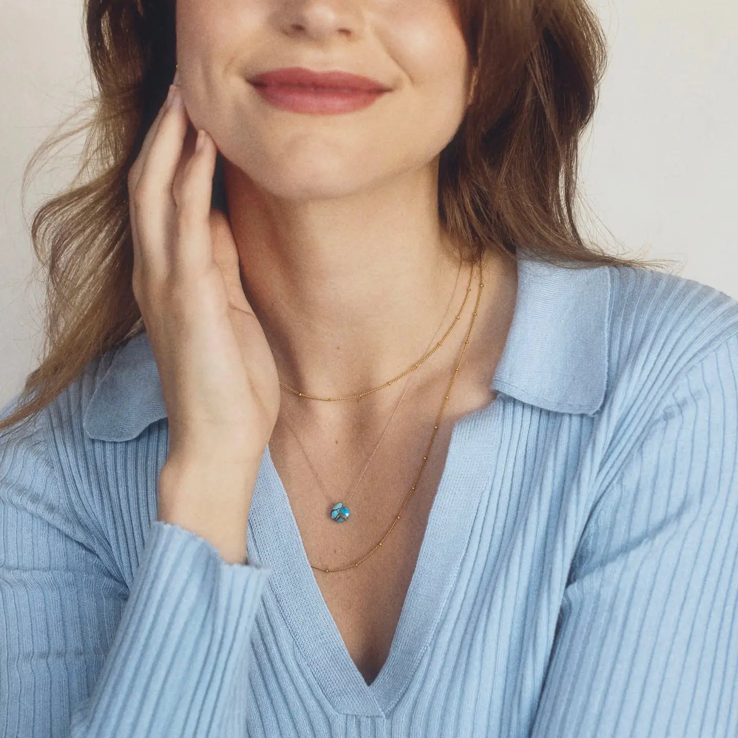 Wanderlustlife Jewellery - Mohave Turquoise Fine Cord Necklace