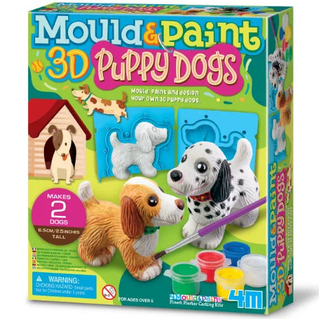 Bigjigs Mould & Paint - 3D Puppy Dogs