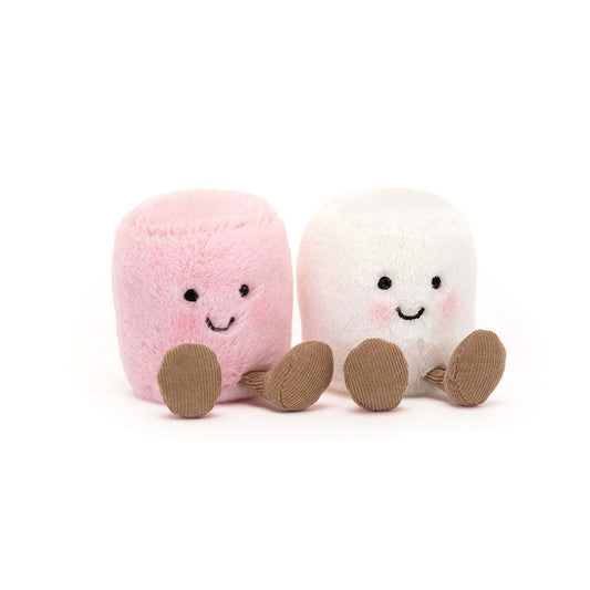 Jellycat Amuseables Pink and White Marshmallows