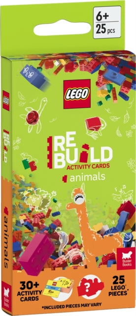 Lego Books: Rebuild Activity Cards: Animals