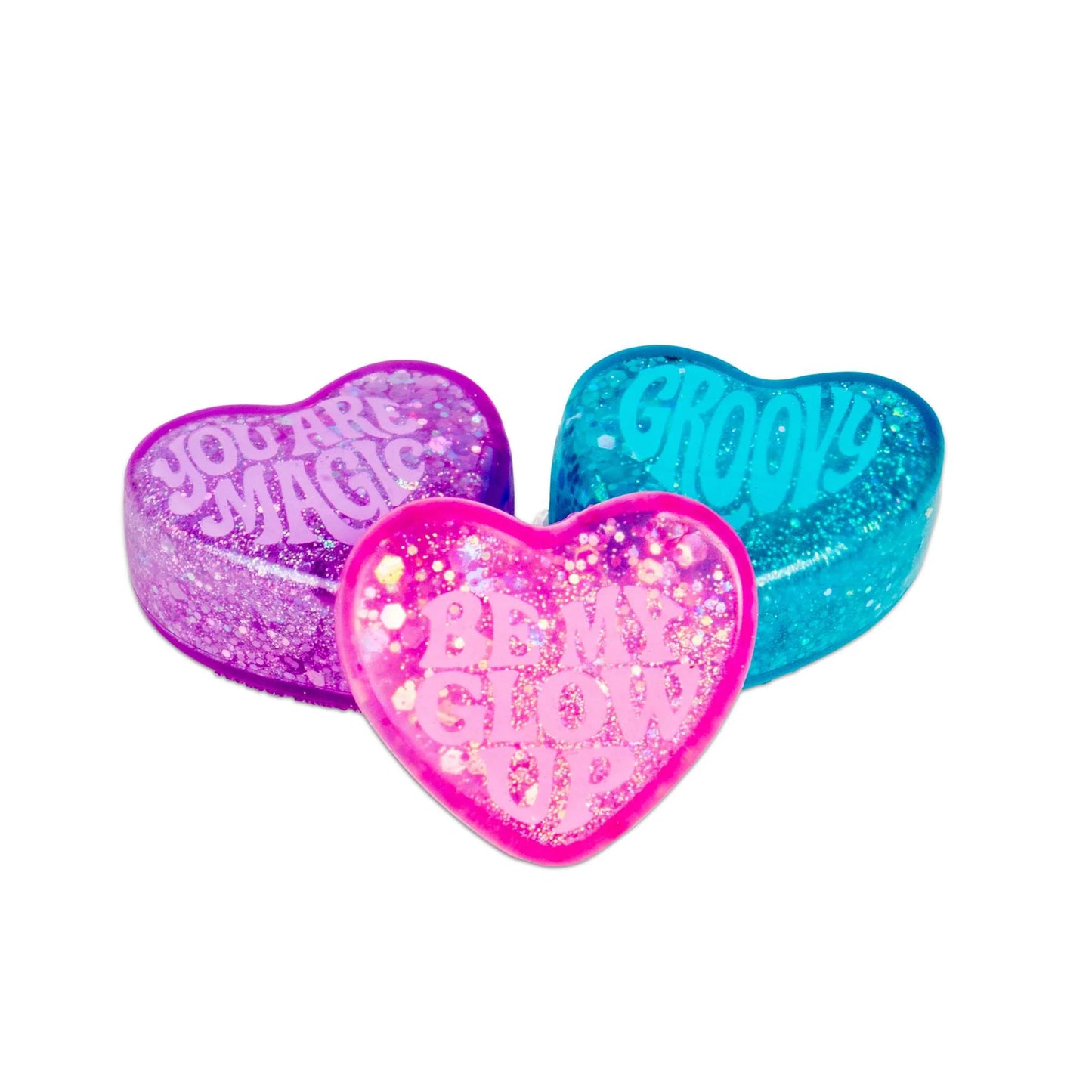 Needoh Teenie Sparkle Hearts