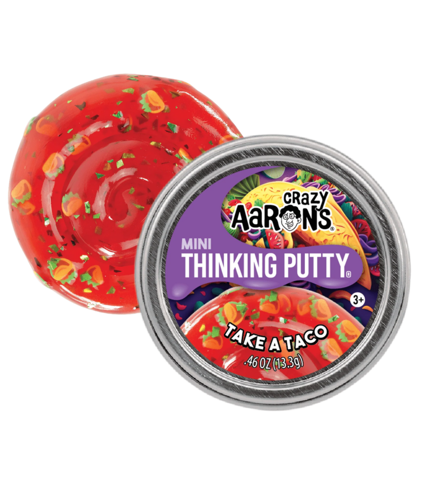 Crazy Aaron's Thinking Putty Mini Tin Assortment - Take A Taco