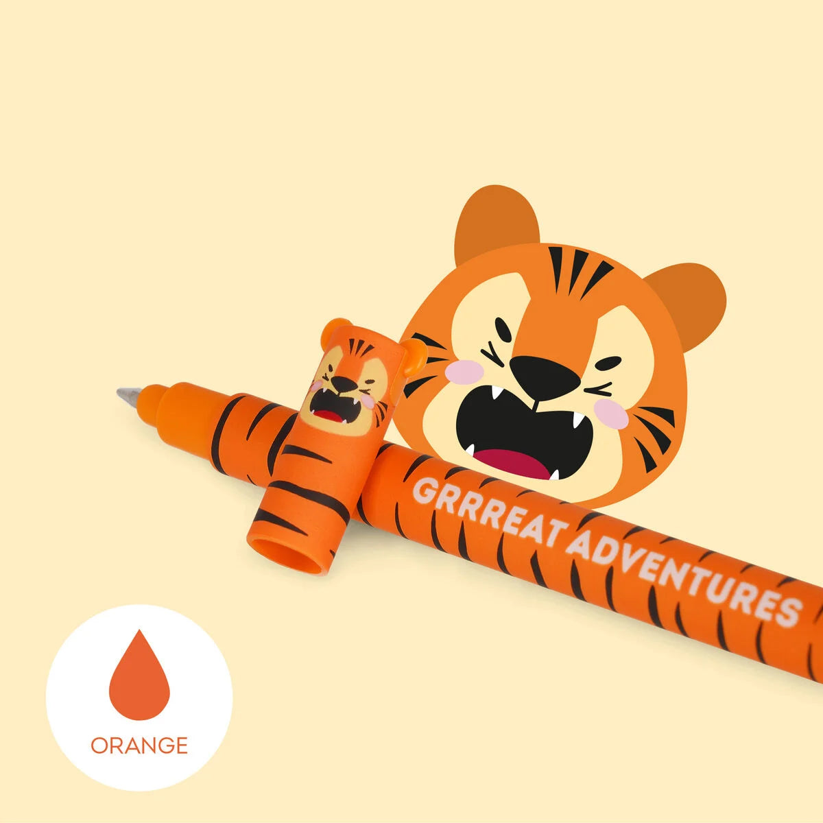 Legami Erasable Gel Pen - Tiger