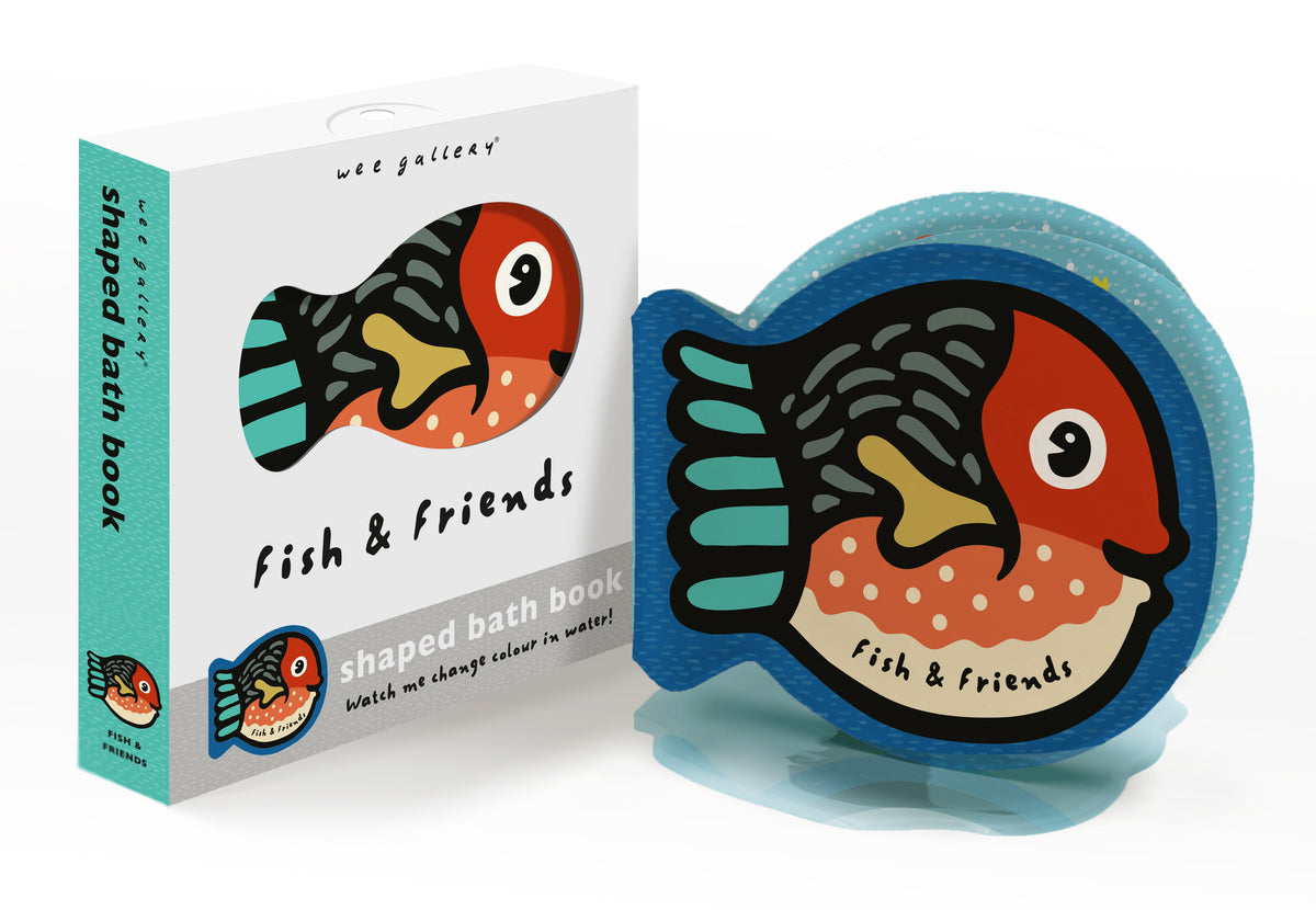 Wee Gallery Colour Change Bath Books - Fish & Friends