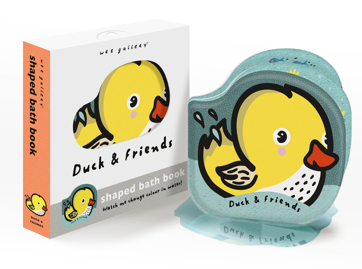 Wee Gallery Colour Change Bath Books - Duck & Friends