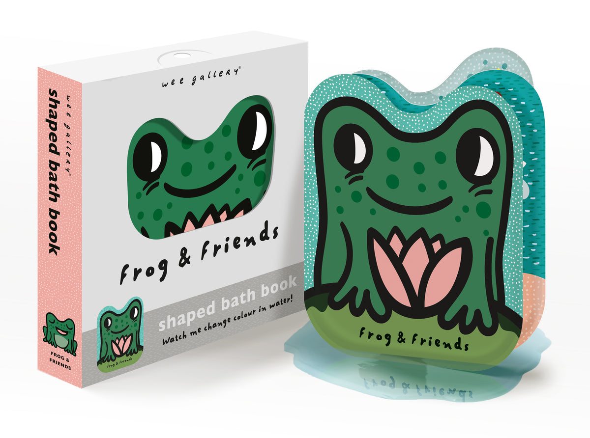 Wee Gallery Colour Change Bath Books - Frog & Friends