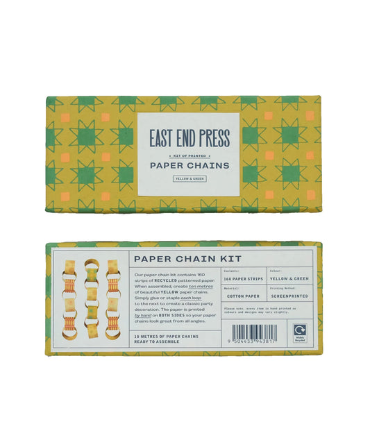 East End Press Paper Chain Kit - Yellow & Green