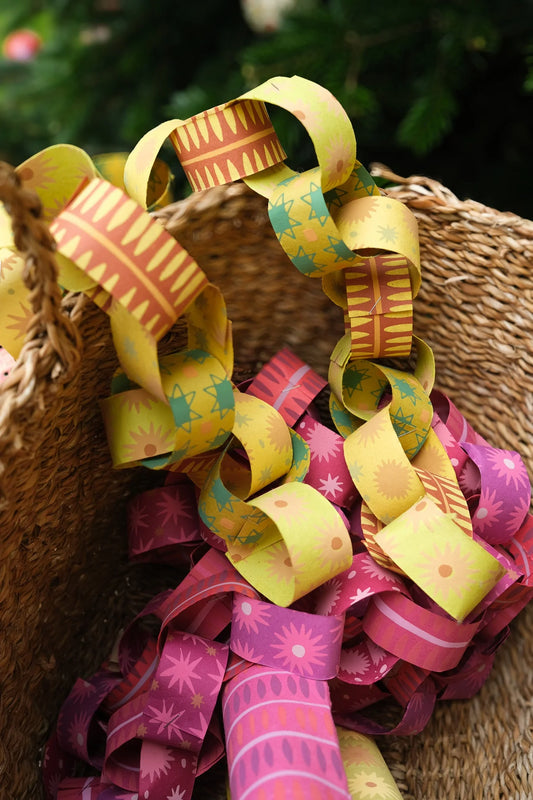 East End Press Paper Chain Kit - Yellow & Green