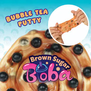 Crazy Aarons Thinking Putty 3.5 inch - Brown Sugar Boba