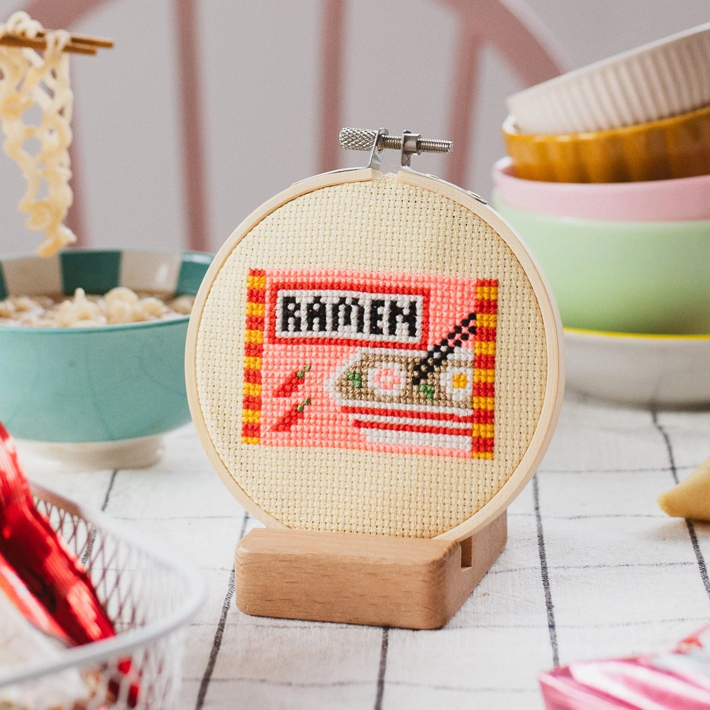 Cotton Clara Ramen Cross Stitch Kit