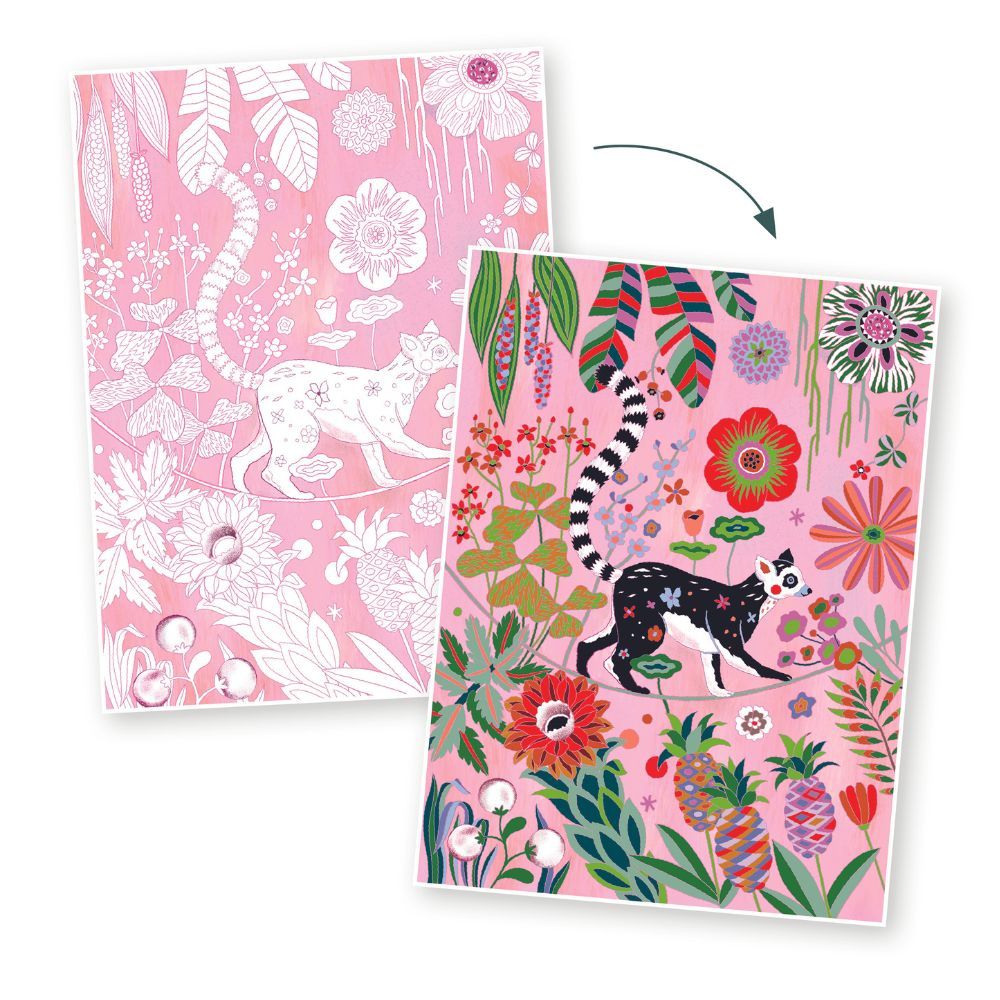 Djeco Dj08690 - Colouring Gallery Wilderness