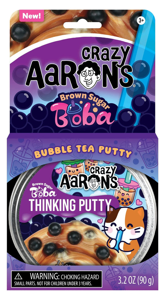 Crazy Aarons Thinking Putty - Brown Sugar Boba