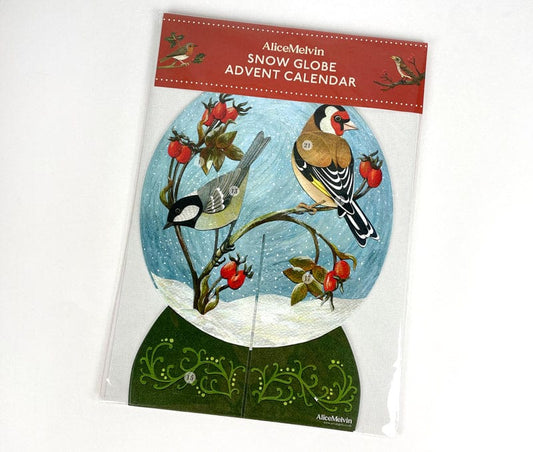 Wigwam Toys Brighton Art Angels Snow Globe Advent Calendar by Alice Melvin (7817445081336)