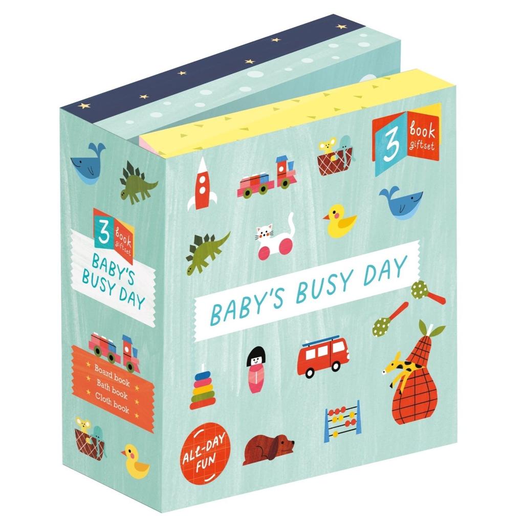 Frances Lincoln Children's Books Book Baby's Busy Day: 3 Book Gift Set by Carole Aufranc & Happy Yak (7882753310968)