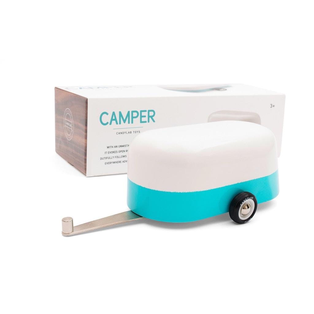 Candylab Collectables Candylab Blue Campervan Wooden Car (6849425899680)