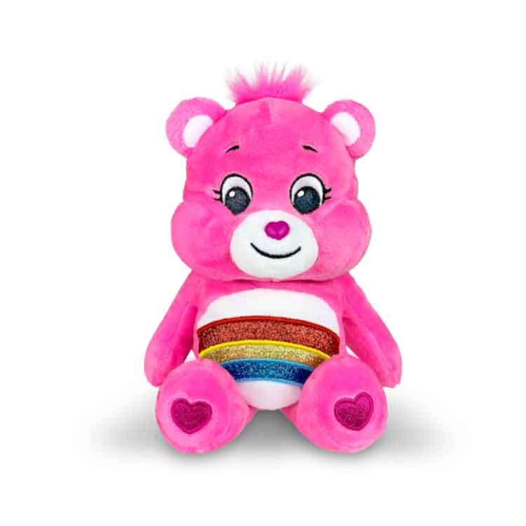 Basic Fun Care Bears Care Bears Cheer Bear 9" Glitter Plush Toy (7849193341176)