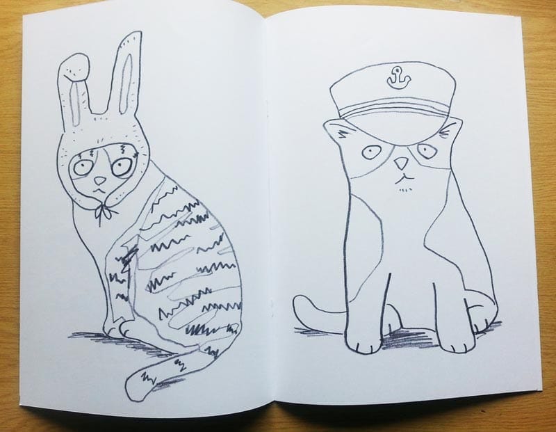 Jo Clark Design Colouring book Cats In Hats Colouring Book (7707557724408)