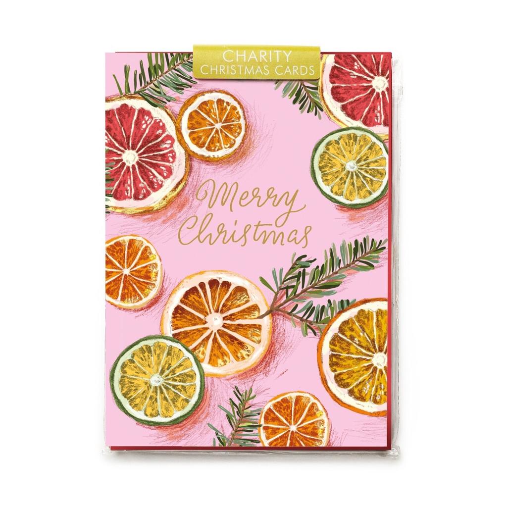 Noi Publishing Christmas Cards Charity Pack Oranges 5 Christmas Cards & Envelopes (7838195581176)