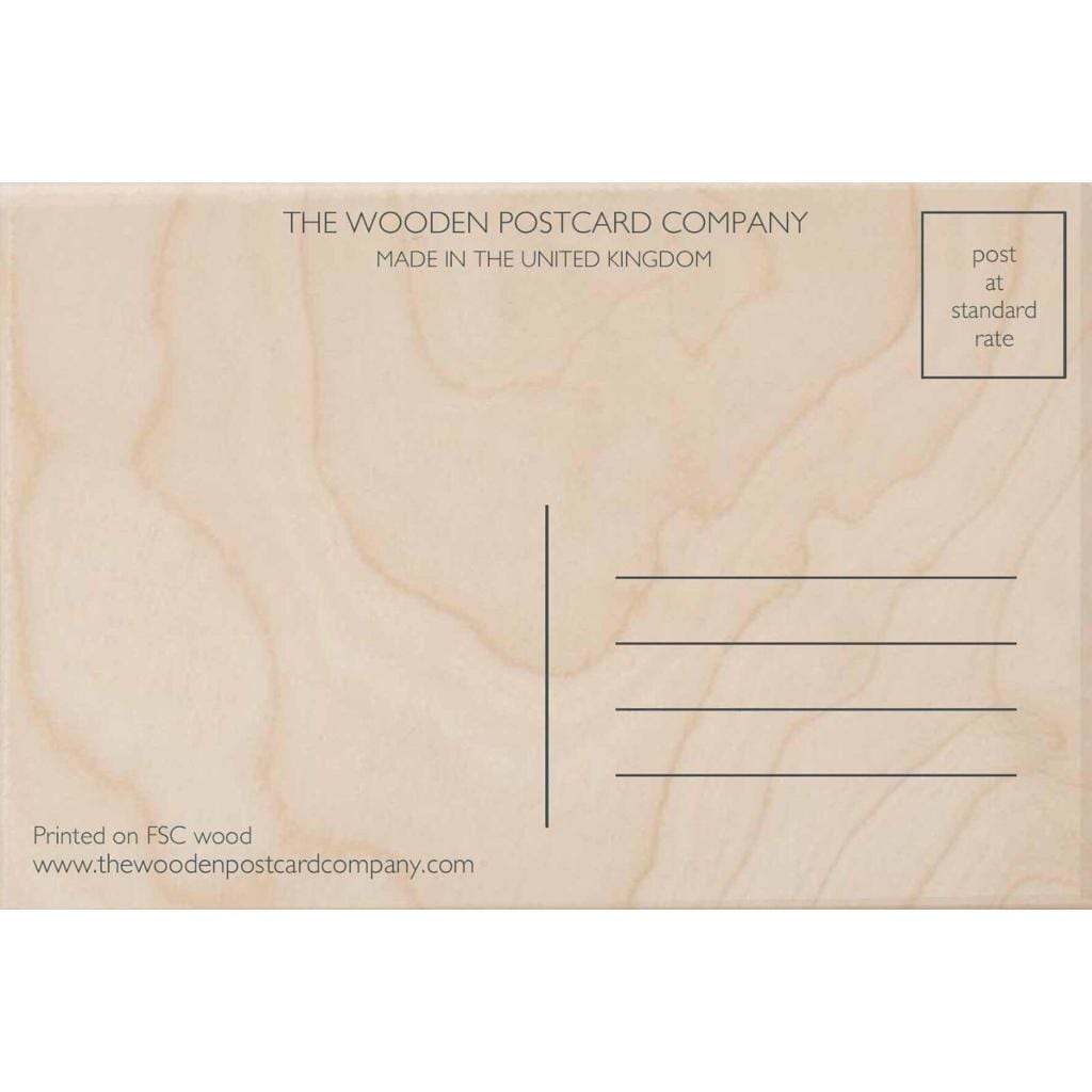 The Wooden Postcard Company Postcard Chick's Picnic Wooden Postcard (6688967229600)