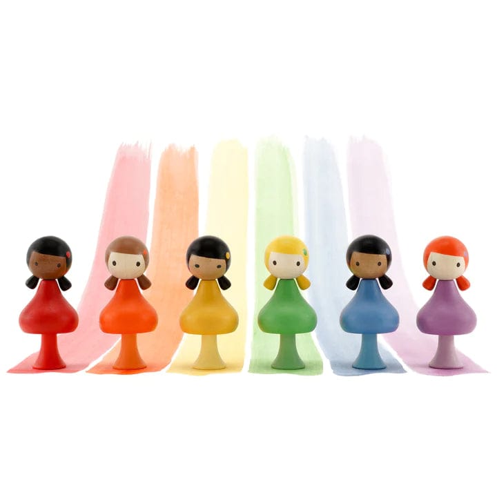 CLiCQUES Wooden Toy CLiCQUES Rainbow Girls (7859490128120)