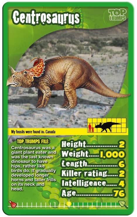 Dinosaurs Top Trumps - Wigwam Toys Brighton (5822796759200)